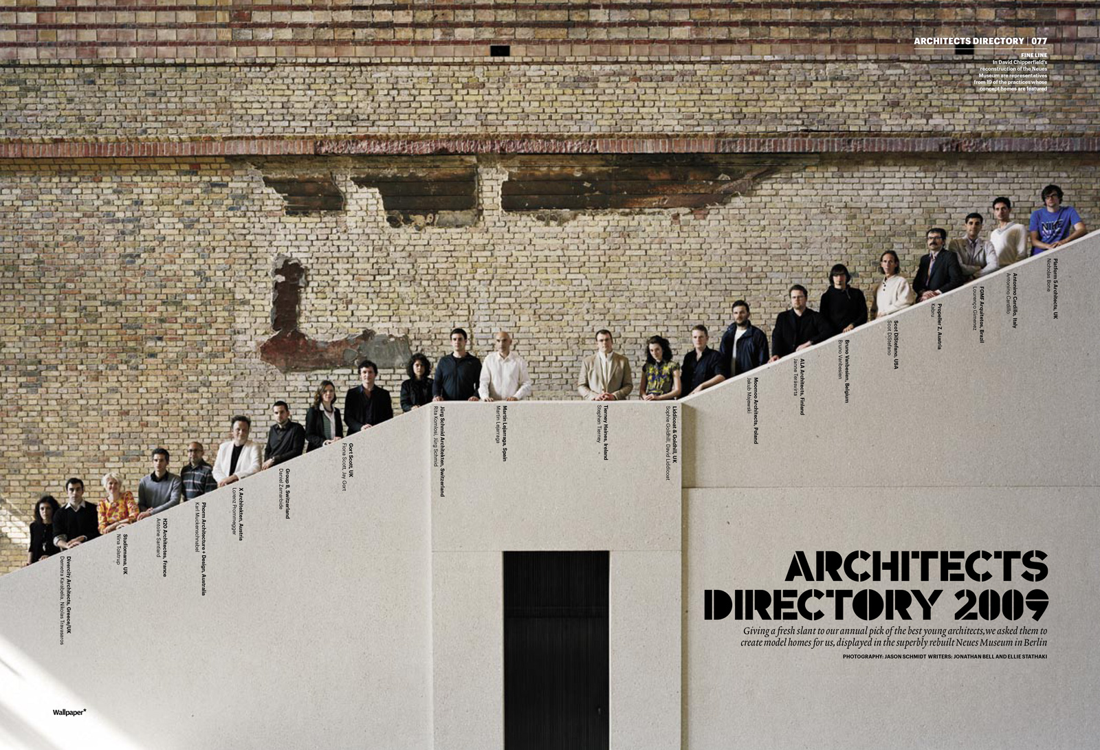 Wallpaper* architects directory 2009