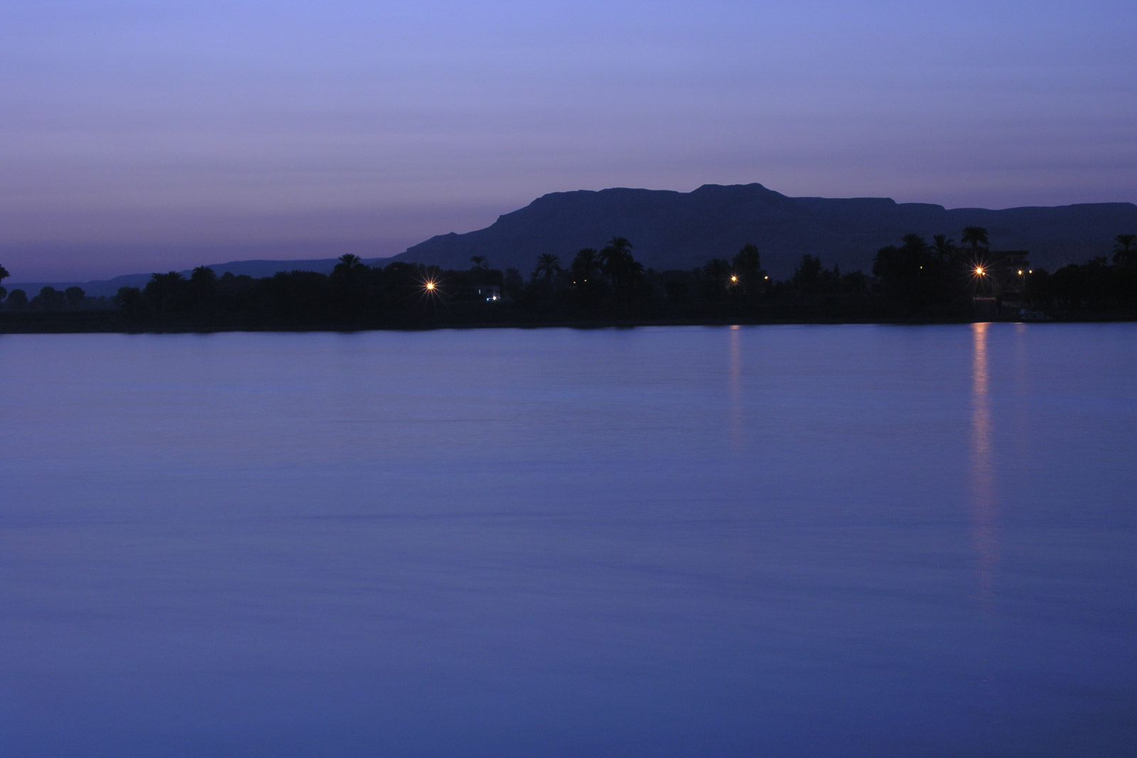 Bank of the Nile from the boat in Assuan